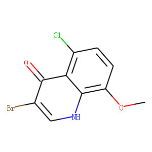 3-Bromo-5-chloro-4-hydroxy-8-methoxyquinoline