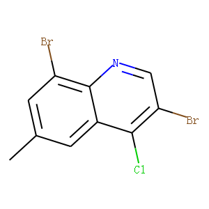 4-Chloro-3,8-dibromo-6-methylquinoline