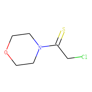 Morpholine,  4-(2-chloro-1-thioxoethyl)-  (9CI)