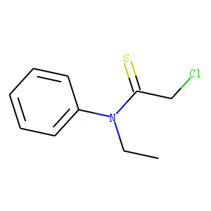 Ethanethioamide,  2-chloro-N-ethyl-N-phenyl-