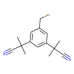 α,α,α’,α’-Tetramethyl-5-bromomethyl-1,3-benzenediacetonitrile