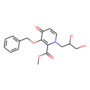 1-(2,3-Dihydroxypropyl)-4-oxo-3-[(phenylmethyl)oxy]-1,4-dihydro-2-pyridinecarboxylic Acid Methyl Est
