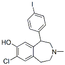 7-chloro-8-hydroxy-1-(4'-iodophenyl)-3-methyl-2,3,4,5-tetrahydro-1H-3-benzazepine