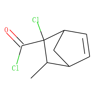 5-Norbornene-2-exo-carbonyl chloride, 2-chloro-exo-3-methyl- (6CI)