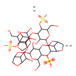 NEOCARRAHEXAOSE 24,41,43,45-TETRA-*SULFA TE TETRASOD