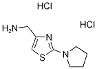 1-(2-pyrrolidin-1-yl-1,3-thiazol-4-yl)methanamine(SALTDATA: 2HCl 0.1H2O)
