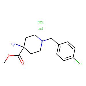 4-aMino-1-(4-chloro-benzyl)-piperidine-4-carboxylic acid Methyl ester dihydrochloride