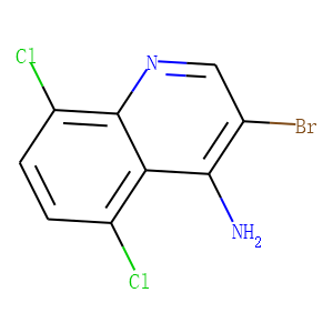 4-Amino-3-bromo-5,8-dichloroquinoline