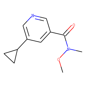5-cyclopropyl-N-Methoxy-N-MethylnicotinaMide