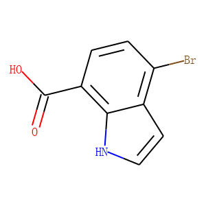 1H-Indole-7-carboxylic acid, 4-broMo-
