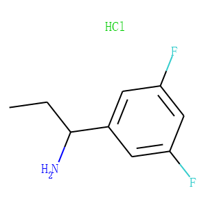 (S)-1-(3,5-DIFLUOROPHENYL)PROPAN-1-AMINE-HCl