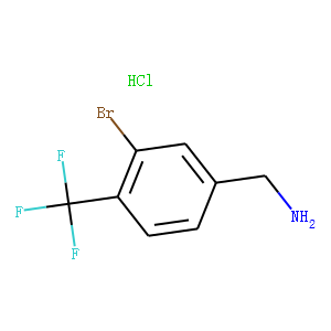 (3-broMo-4-(trifluoroMethyl)phenyl)MethanaMine hydrochloride