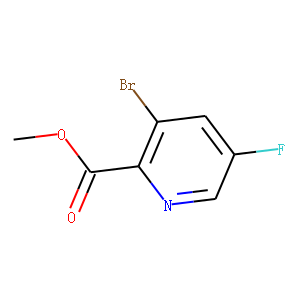 Methyl 3-broMo-5-fluoropyridine-2-carboxylate
