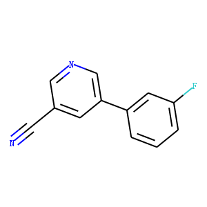 5-(3-fluorophenyl)pyridine-3-carbonitrile