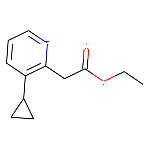 ethyl 2-(3-cyclopropylpyridin-2-yl)acetate