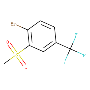 1-Bromo-2-(methylsulfonyl)-4-(trifluoromethyl)benzene