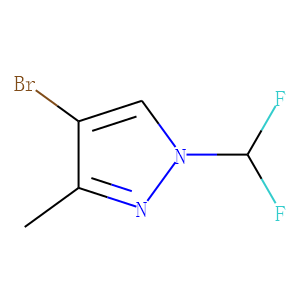 4-bromo-1-(difluoromethyl)-3-methyl-1H-pyrazole(SALTDATA: FREE)