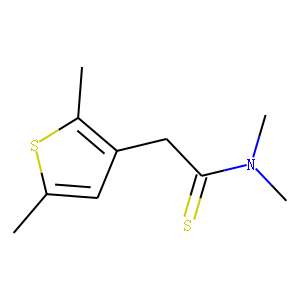 3-Thiopheneethanethioamide,  N,N,2,5-tetramethyl-