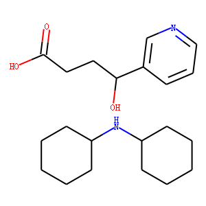 rac 4-Hydroxy-4-(3-pyridyl)butanoic Acid Dicyclohexylamine Salt