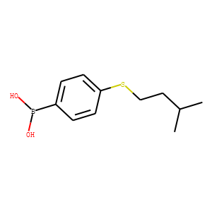 4-(Isopentylthio)phenylboronic acid