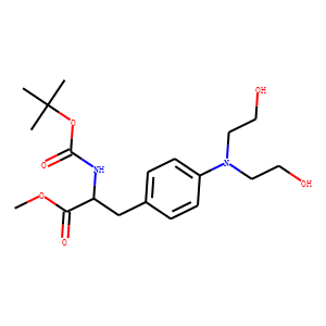 N-Boc-4-[bis(2-hydroxyethyl-d4)amino]-L-phenylalanine Methyl Ester