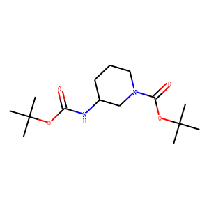 3-[[(tert-Butoxy)carbonyl]amino]-1-piperidinecarboxylic acid tert-butyl ester