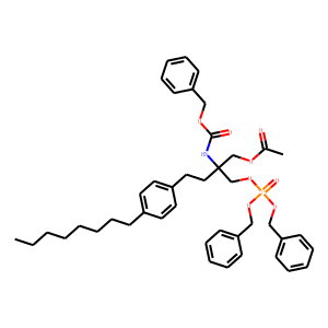 (S)-2-(Benzyloxycarbonyl)amine-2-(acetoxy)methyl-1-(dibenzyl)phosphoryloxy-4-(4-octylphenyl)butane