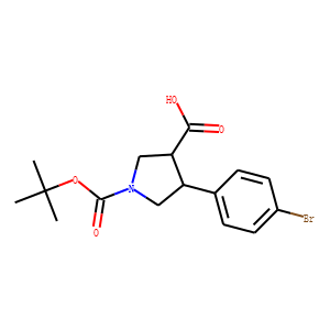 Boc-(±)-trans-4-(4-bromophenyl)pyrrolidine-3-carboxylic Acid
