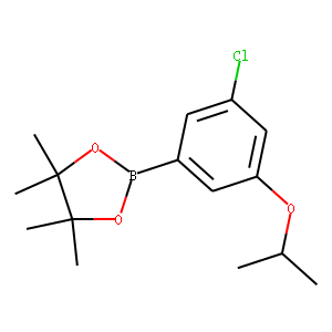 2-(3-Chloro-5-isopropoxyphenyl)-4,4,5,5-tetramethyl-1,3,2-dioxaborolane