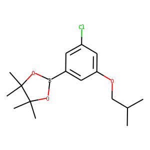 2-(3-Chloro-5-isobutoxyphenyl)-4,4,5,5-tetramethyl-1,3,2-dioxaborolane