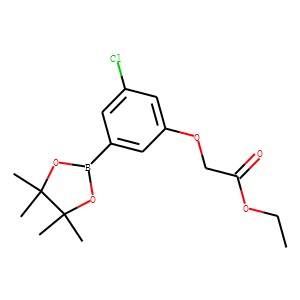 Ethyl 2-(3-chloro-5-(4,4,5,5-tetramethyl-1,3,2-dioxaborolan-2-yl)phenoxy)acetate