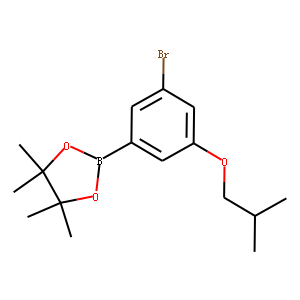 2-(3-Bromo-5-isobutoxyphenyl)-4,4,5,5-tetramethyl-1,3,2-dioxaborolane