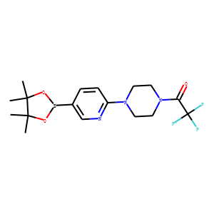 2,2,2-Trifluoro-1-(4-(5-(4,4,5,5-tetramethyl-1,3,2-dioxaborolan-2-yl)pyridin-2-yl)piperazin-1-yl)eth