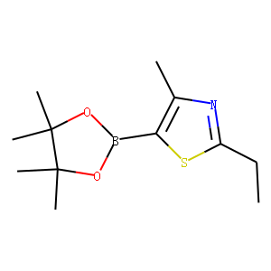 2-Ethyl-4-methyl-5-(4,4,5,5-tetramethyl-1,3,2-dioxaborolan-2-yl)thiazole