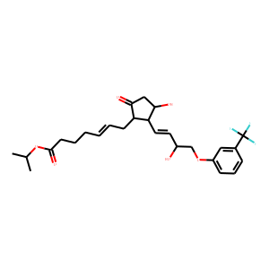 (+)-9-OXO-11ALPHA,15R-DIHYDROXY-16-(3-(TRIFLUOROMETHYL)PHENOXY)-17,18,19,20-TETRANOR-PROSTA-5Z,13E-D