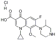 3-Quinolinecarboxylic acid, 1-cyclopropyl-6-fluoro-1,4-dihydro-8-Methoxy-7-(2-Methyl-1-piperazinyl)-