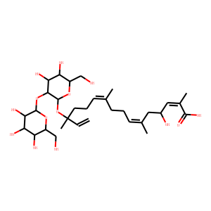14-[(2-O-b-D-glucopyranosyl-b-D-glucopyranosyl)oxy]-4-hydroxy-2,6,10,14-tetramethyl-2,6,10,15-Hexade
