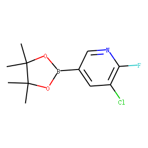 3-Chloro-2-fluoro-5-(4,4,5,5-tetramethyl-1,3,2-dioxaborolan-2-yl)pyridine