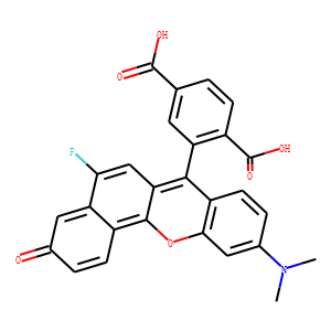 2-[10-(Dimethylamino)-5-fluoro-3-oxo-3H-benzo[c]xanthen-7-yl]-1,4-benzenedicarboxylic Acid