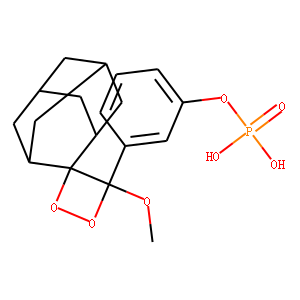 3-(2'-Spiroadamantane)-4-methoxy-4-(3''-phosphoryloxy)phenyl-1,2-dioxetane