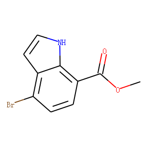 1H-Indole-7-carboxylic acid, 4-broMo-, Methyl ester