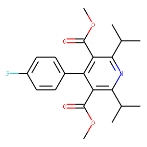 Dimethyl 2,6-Diisopropyl-4-(4-fluorophenyl)-pyridine-3,5-dicarboxylate