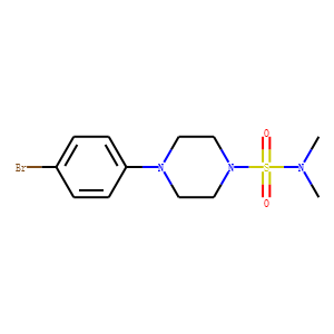 4-(4-N.N-Dimethylsulfamoyl)piperazino-1-bromobenzene