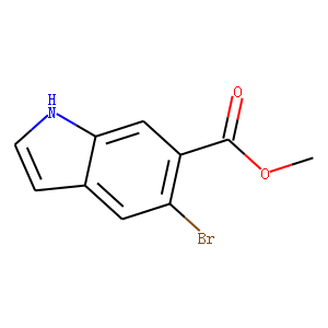 methyl 5-bromo-1H-indole-6-carboxylate