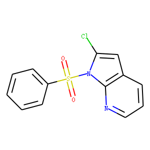 1-(Phenylsulphonyl)-2-chloro-7-azaindole