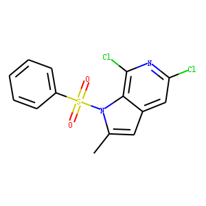 5,7-Dichloro-2-Methyl-1-(phenylsulfonyl)-6-azaindole