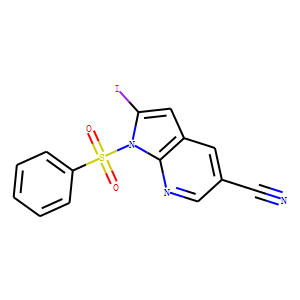 1-(Phenylsulphonyl)-5-cyano-2-iodo-7-azaindole