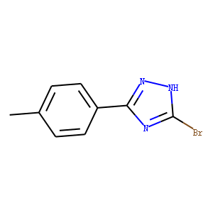 3-bromo-5-(4-methylphenyl)-1H-1,2,4-triazole(SALTDATA: FREE)