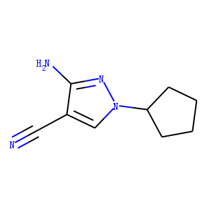 3-AMINO-1-CYCLOPENTYL-1H-PYRAZOLE-4-CARBONITRILE