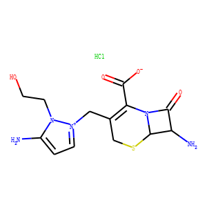 7beta-Amino-3-[3-Amino-2-(2-Hydroxyethyl)-1-Pyrazolio]Methyl-3-Cephem-4-Carboxylate Hydrochloride